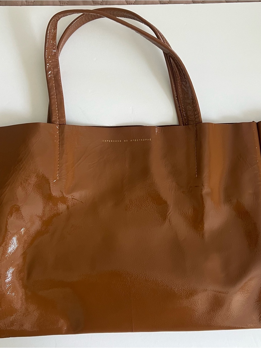 Ampersand as Apostrophe Patent Half Tote